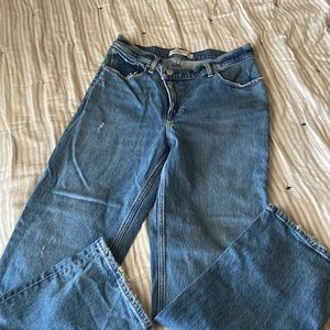 Abercrombie and fitch The 90s straight ultra hi rise jeans
